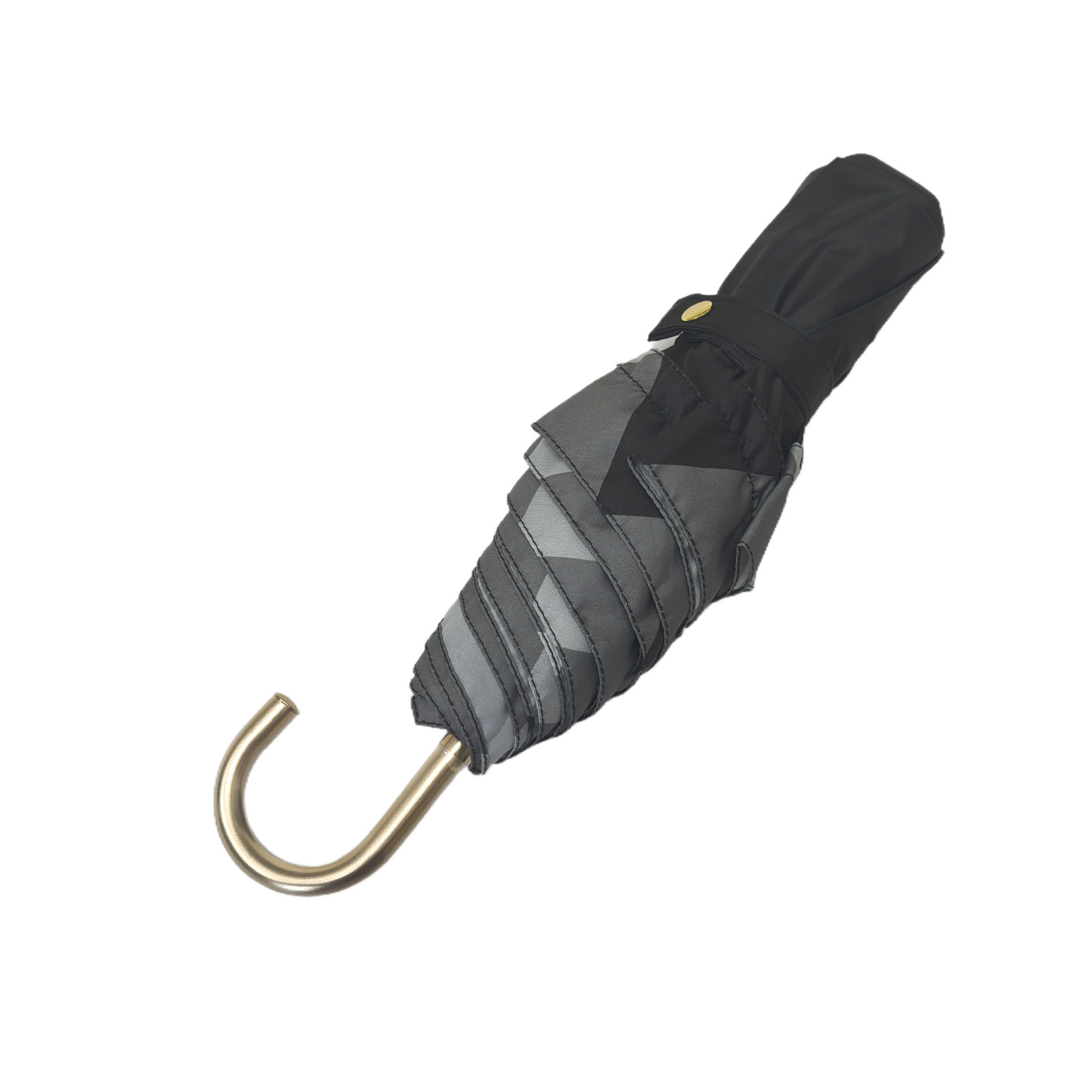 Japanese Style 50cm X 6ribs 3-Folding Umbrella with Black Pu Coating and Lace for Sunny and Rainy