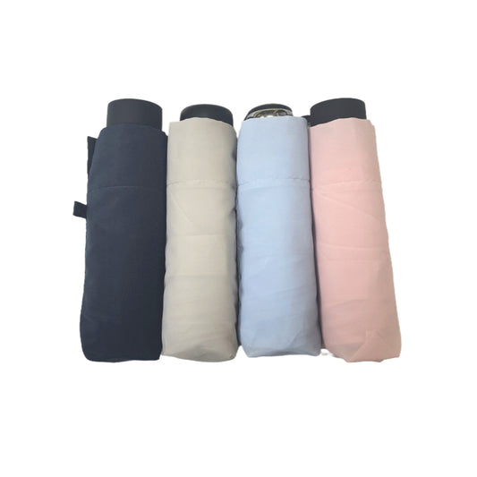New Arrivals Portable Five-Folding Umbrella With Shape Memory Fabric Easy to Fold and Strong Windproof Frame