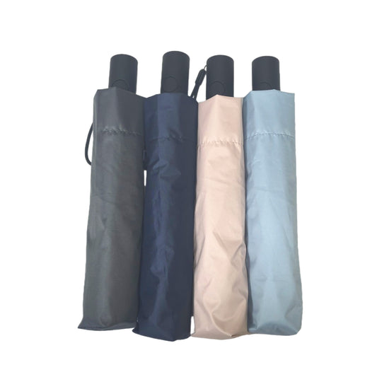 Automatic Three Folding Umbrella With UV Protection and Strong Windproof Frame Anti-Rebound Safety Close