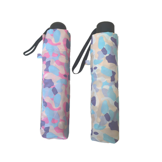 Three Folding Umbrella with Shape Memory Fabric with UV Protection and Strong Windproof Frame