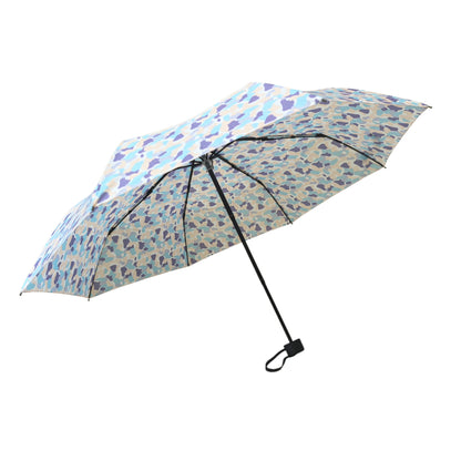 Three Folding Umbrella with Shape Memory Fabric with UV Protection and Strong Windproof Frame