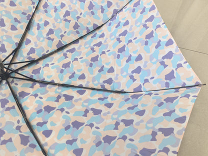 Three Folding Umbrella with Shape Memory Fabric with UV Protection and Strong Windproof Frame