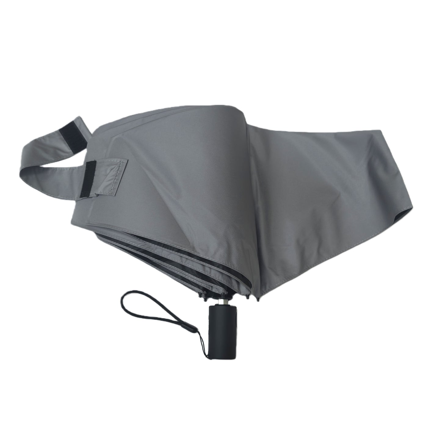 Three Folding Automatic Umbrella with Attached Shape Memory Patch for Easy Folding and Strong Windproof Frame Customizable