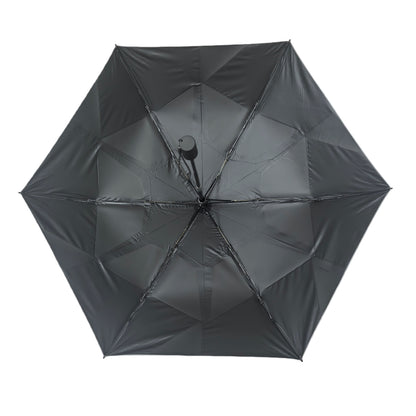 Three Folding Automatic Umbrella with Attached Shape Memory Patch for Easy Folding and Strong Windproof Frame Customizable