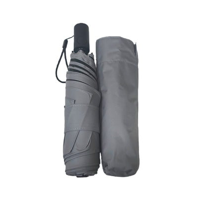 Three Folding Automatic Umbrella with Attached Shape Memory Patch for Easy Folding and Strong Windproof Frame Customizable