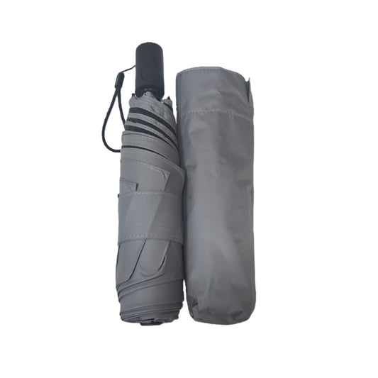 Three Folding Automatic Umbrella with Attached Shape Memory Patch for Easy Folding and Strong Windproof Frame Customizable