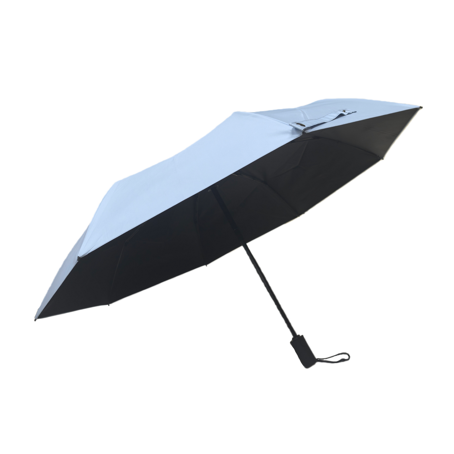 Three Folding Automatic Umbrella with Shape Memory Uv Coated for Sunny and Rainy Anti-rebound Safety Easy to Close