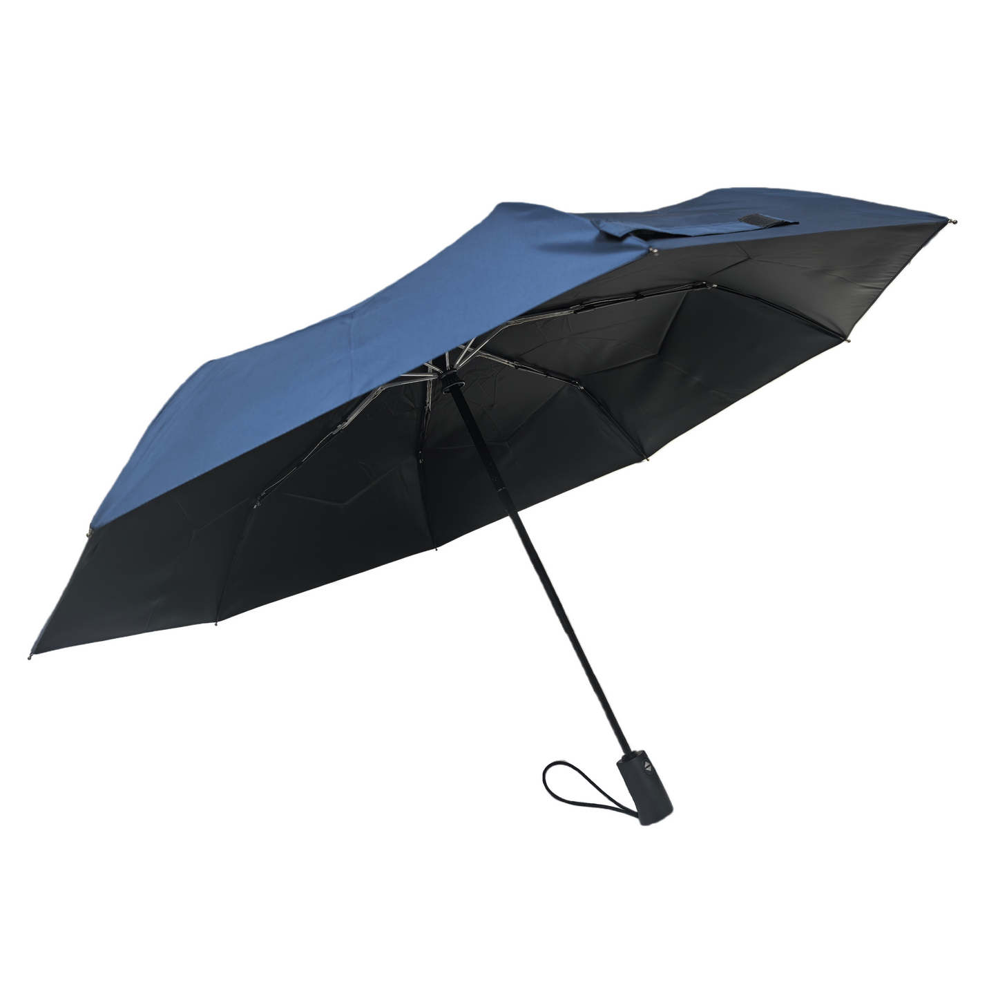 23 Inches Three Folding Automatic Umbrella with Shape Memory Uv Coated for Sunny and Rainy Anti-rebound Safety Easy to Close