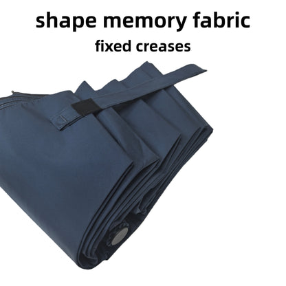 23 Inches Three Folding Automatic Umbrella with Shape Memory Uv Coated for Sunny and Rainy Anti-rebound Safety Easy to Close