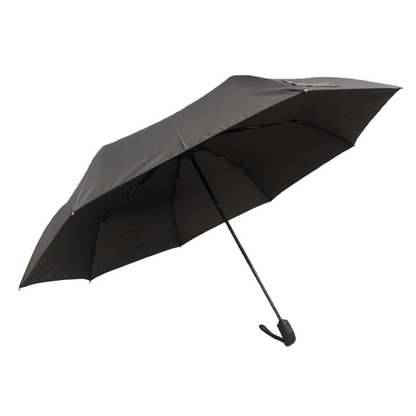 27 Inches Automatic 3-folding Umbrella Large Canopy Lotus Water-repellent Effect with Windproof Frame for Advertising Gift