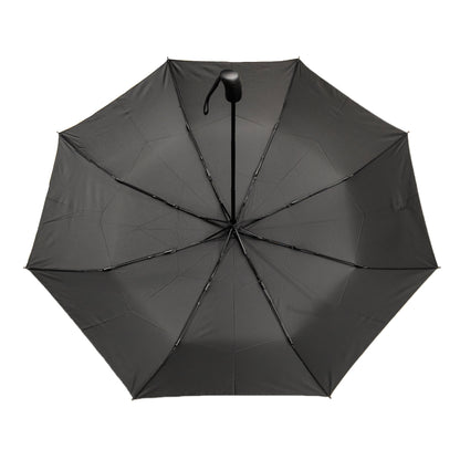 27 Inches Automatic 3-folding Umbrella Large Canopy Lotus Water-repellent Effect with Windproof Frame for Advertising Gift