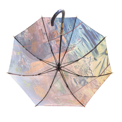 Straight Apollo Dome Shape Umbrella with Strong Windproof Frame Customizable