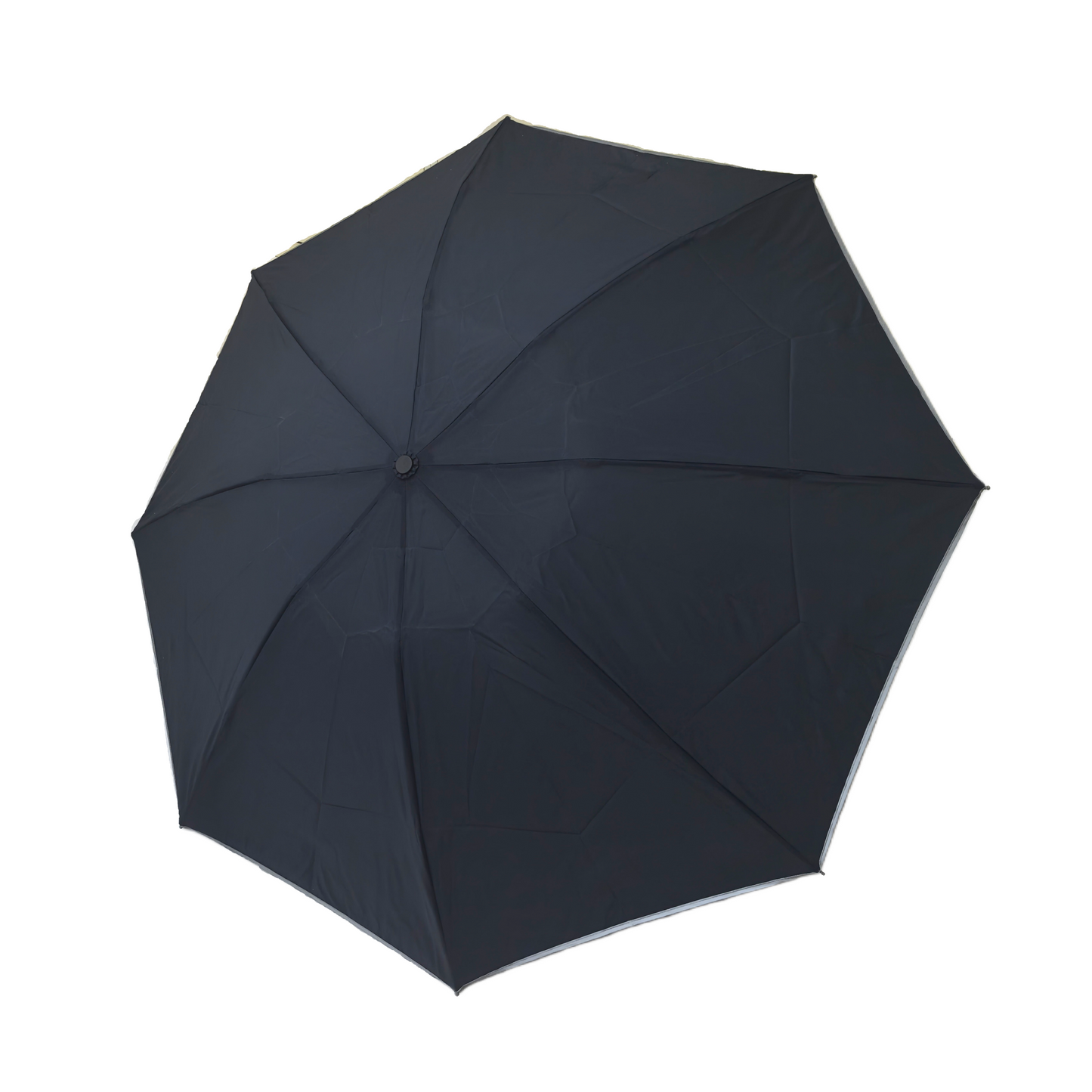 Three-Folding  Reverse Automatic Umbrella 3-Seconds Quick Fold Shape Memory Cloth and Safety Reflective Strips