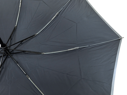 Three-Folding  Reverse Automatic Umbrella 3-Seconds Quick Fold Shape Memory Cloth and Safety Reflective Strips