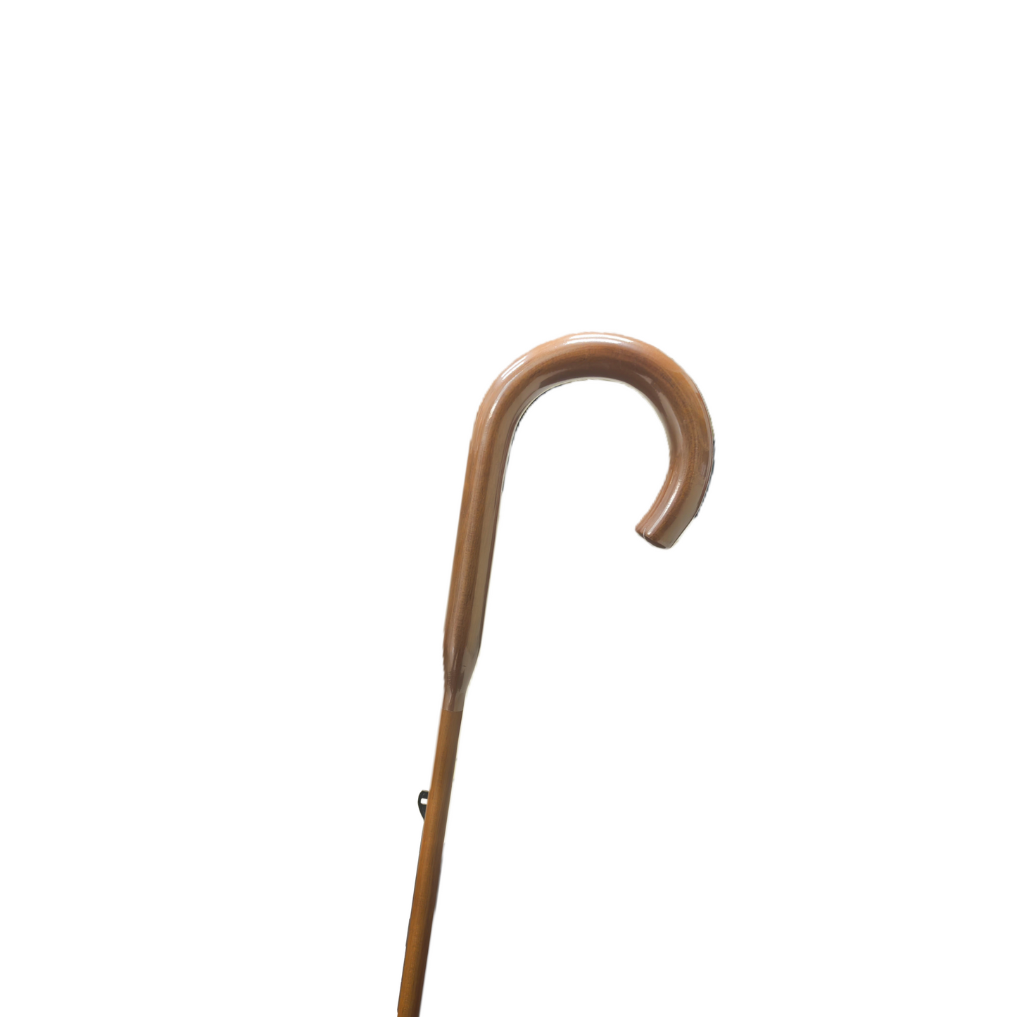 23 Inch Straight Umbrella Luxury One-piece Wooden Shaft  High Quality with Wood Handle and Strong Windproof Frame