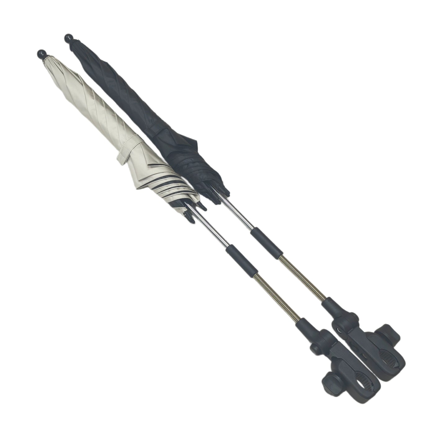 Custom Kids Baby Stroller Umbrella UPF50+ with 360-degree Rotatable Adjustment Clamp